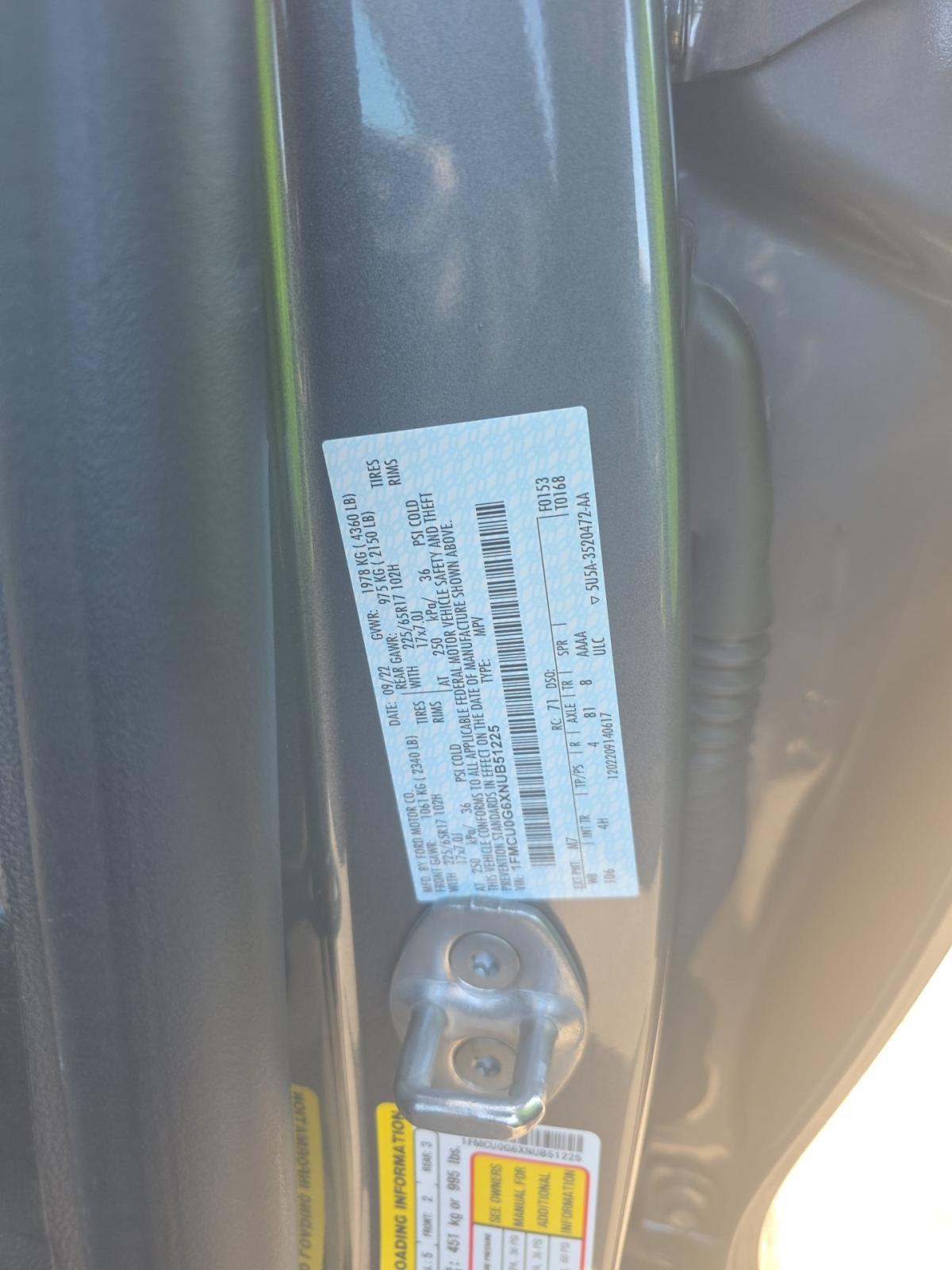 2022 Ford Escape SE FWD
