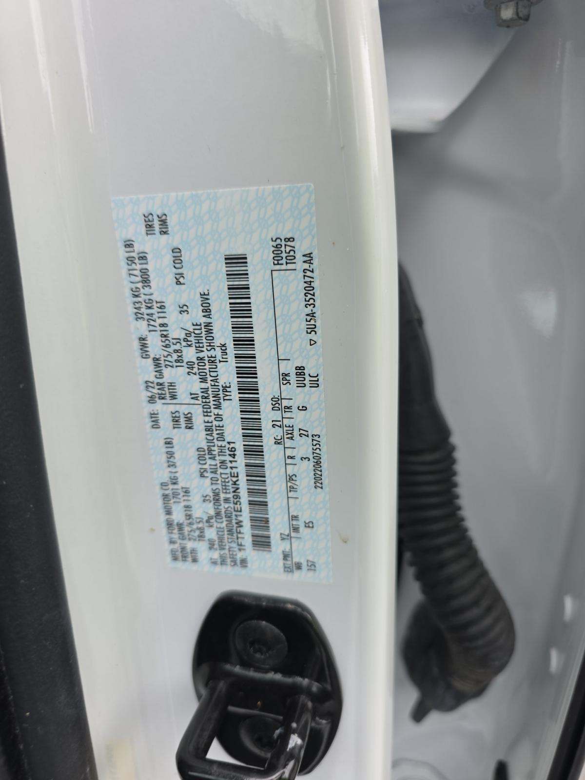 2022 Ford F-150 Lariat AWD