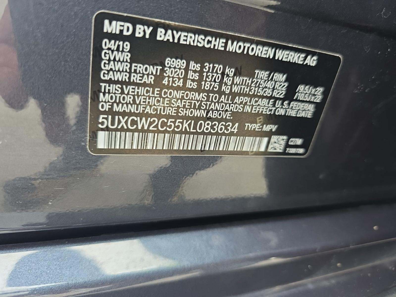 2019 BMW X7 xDrive40i AWD