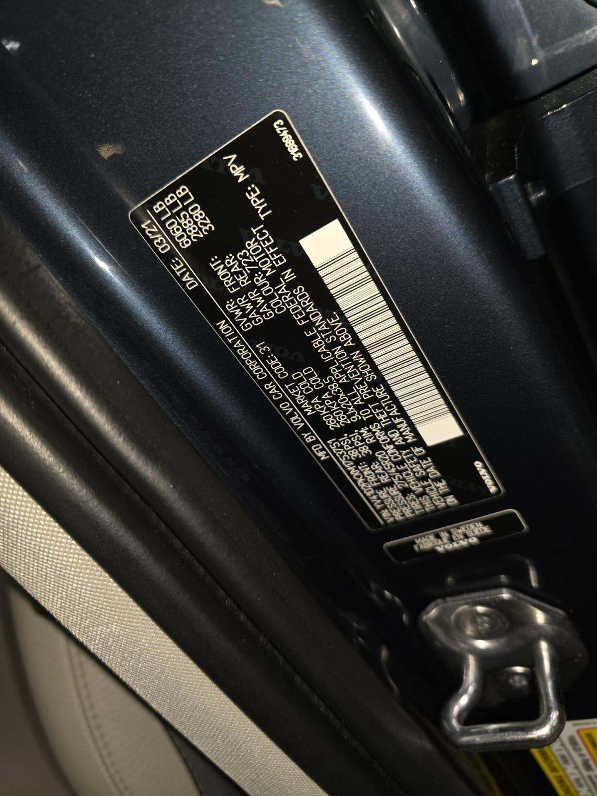 2021 Volvo XC90 T5 Momentum AWD