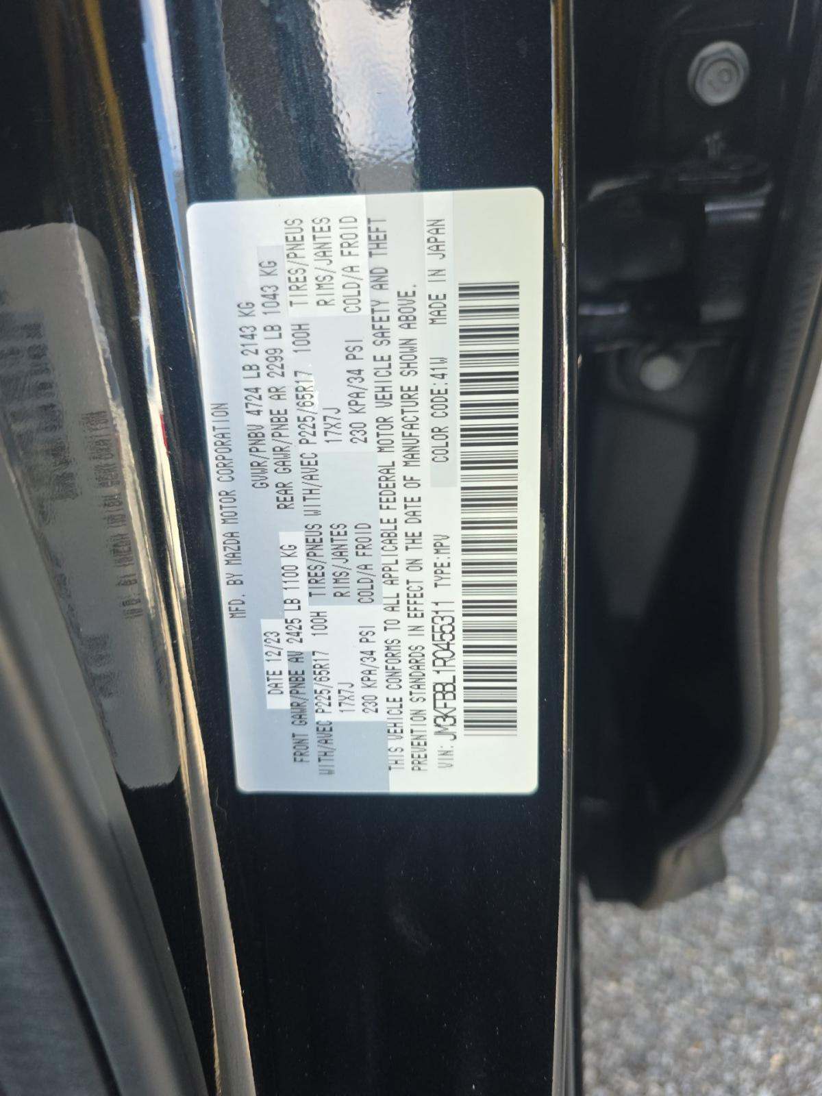 2024 MAZDA CX-5 2.5 S Select Package AWD