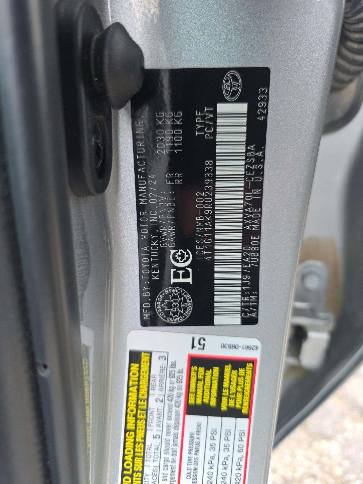 2024 Toyota Camry SE FWD