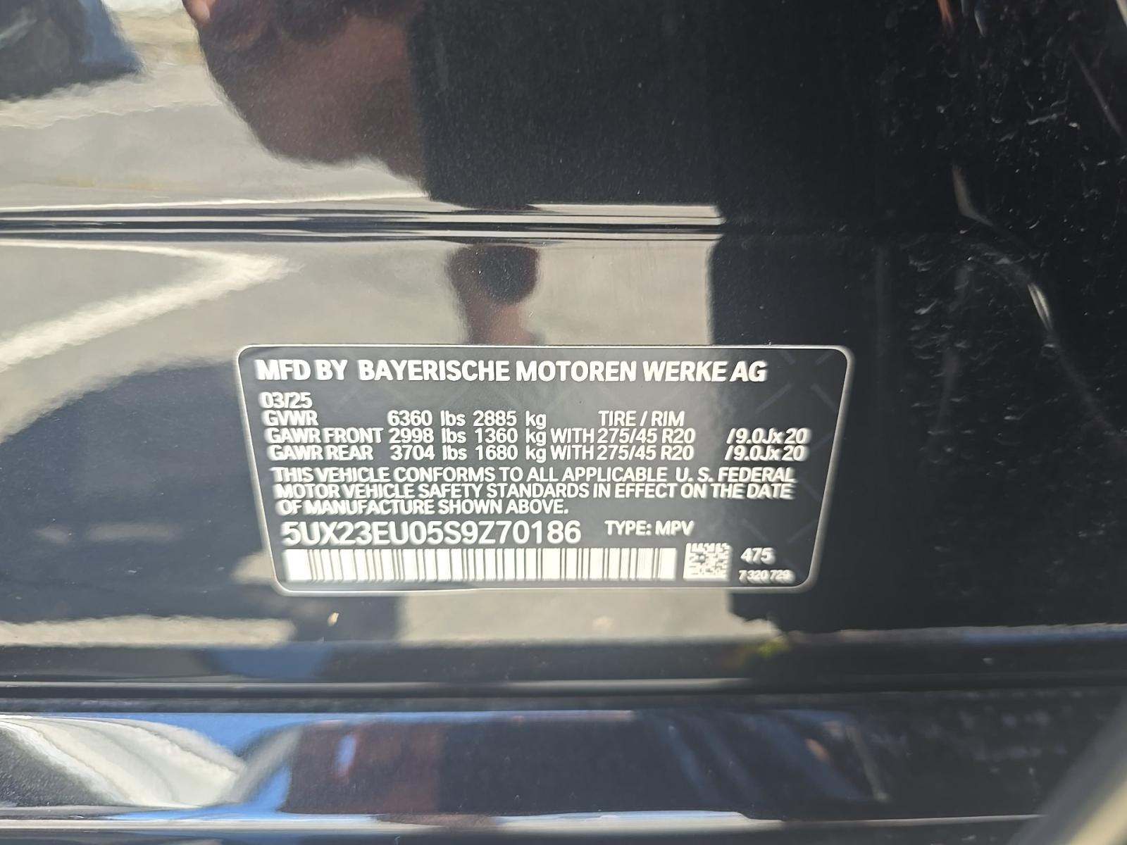 2025 BMW X5 xDrive40i AWD
