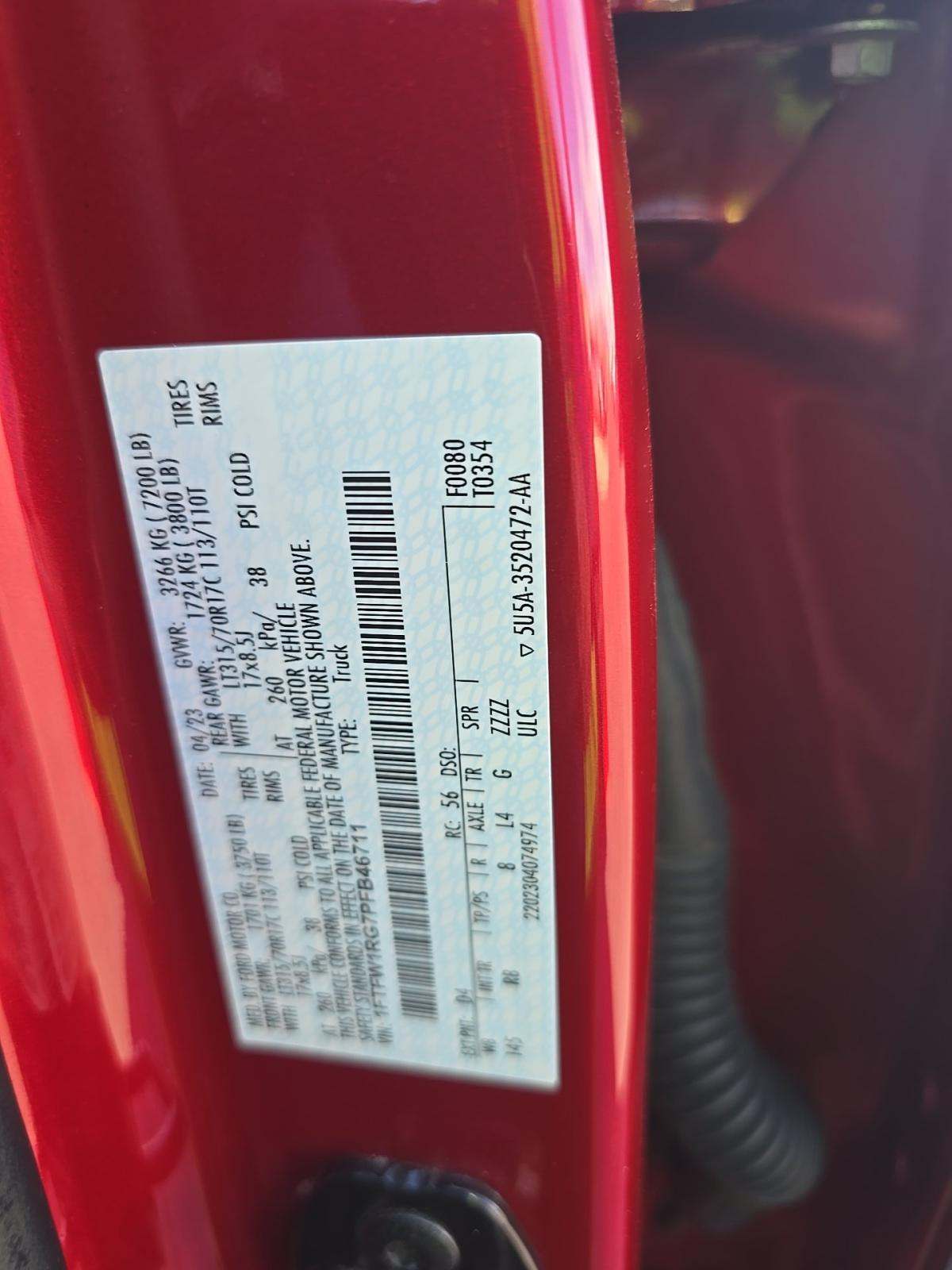 2023 Ford F-150 Raptor AWD