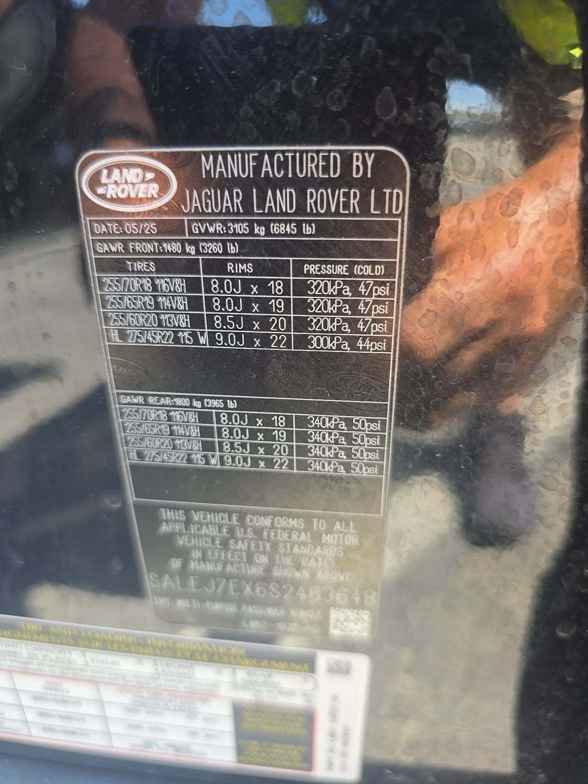 2025 Land Rover Defender 110 S AWD