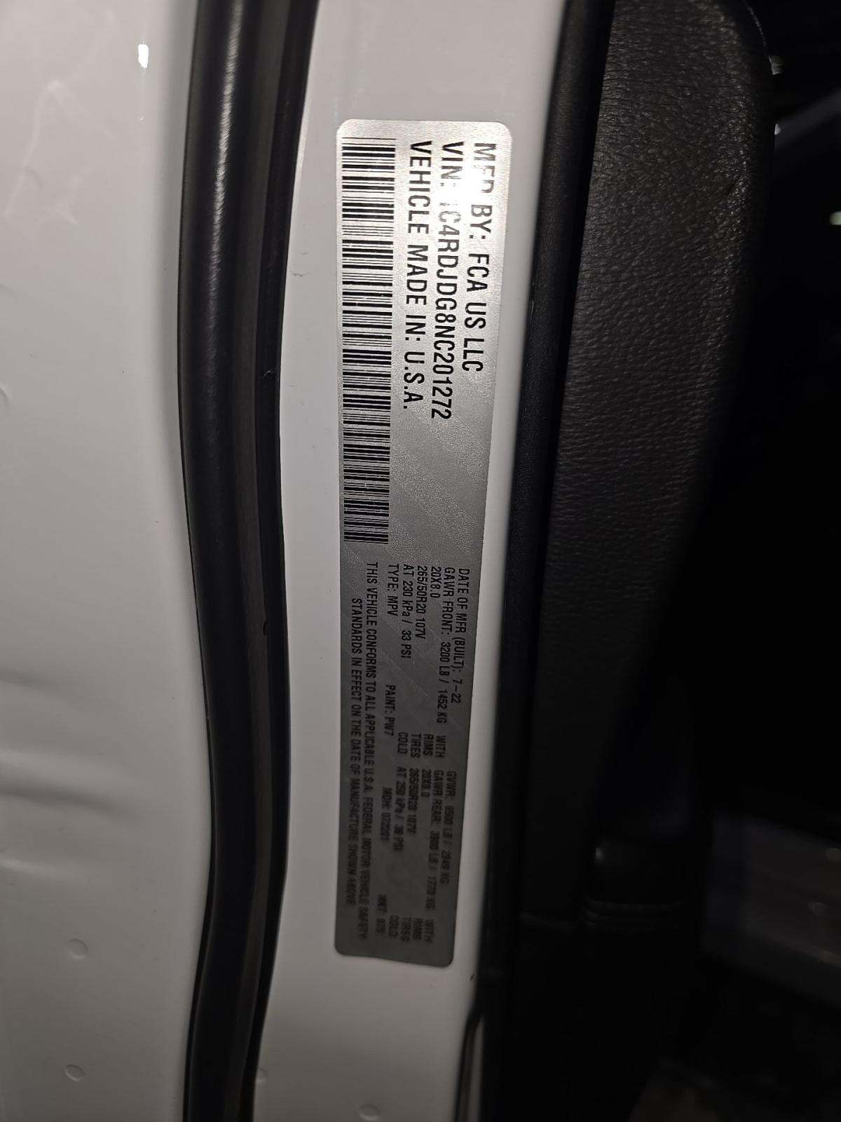 2022 Dodge Durango GT Plus AWD