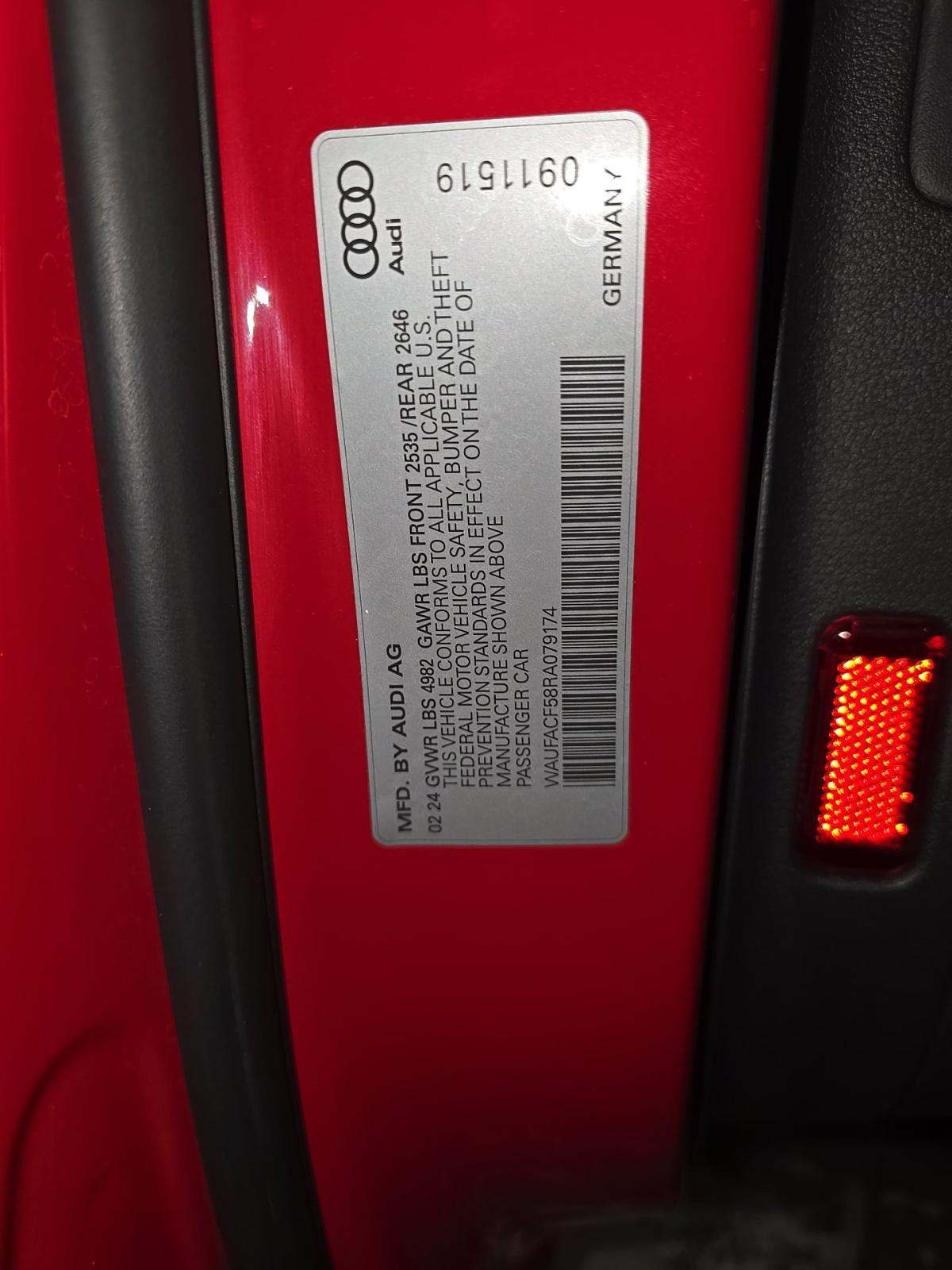 2024 Audi A5 S Line Premium Plus AWD