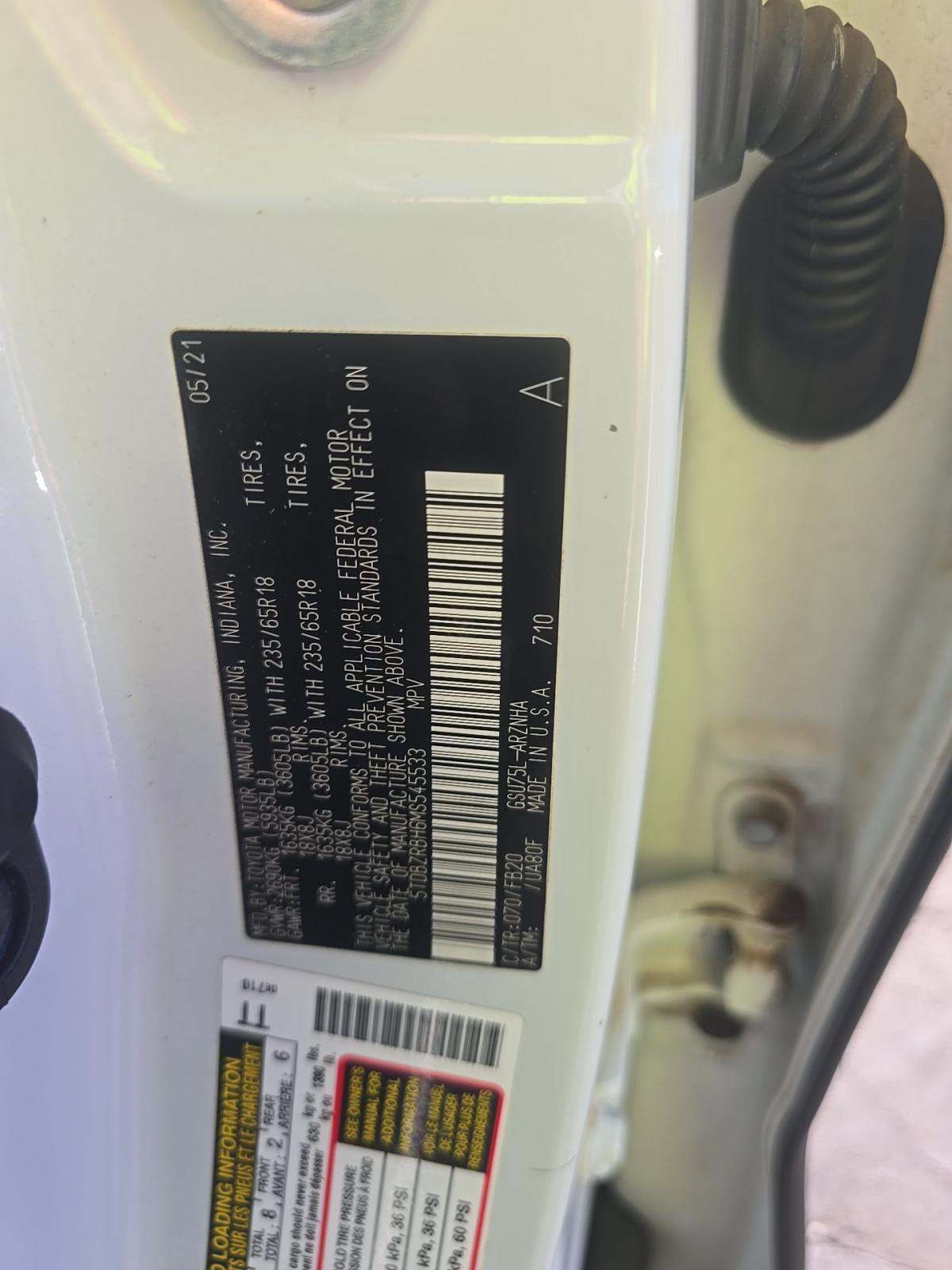 2021 Toyota Highlander LE AWD