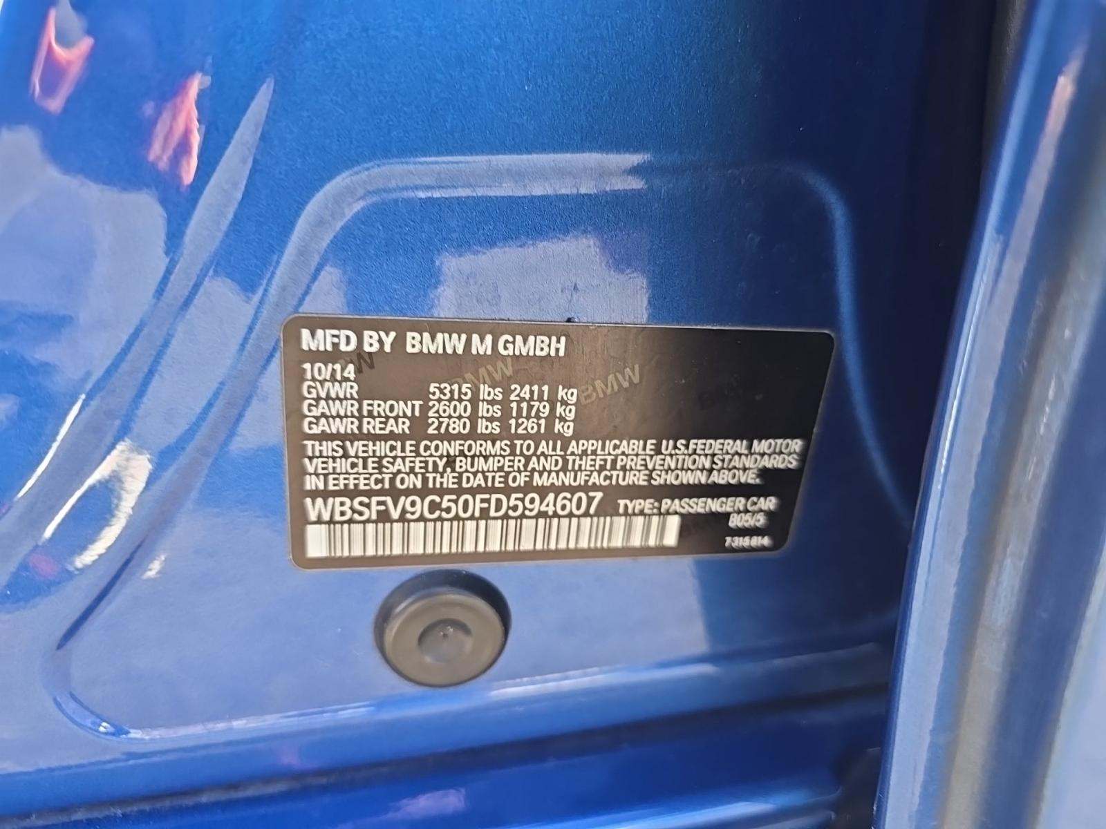 2015 BMW M5 Base RWD