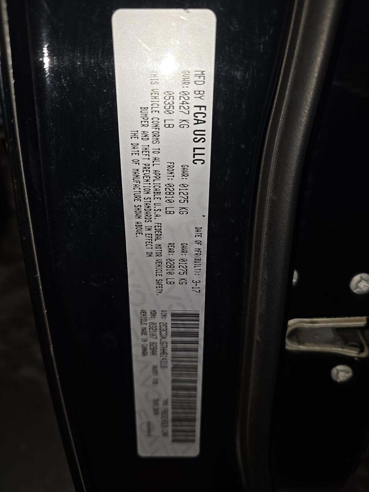 2017 Dodge Charger SXT AWD