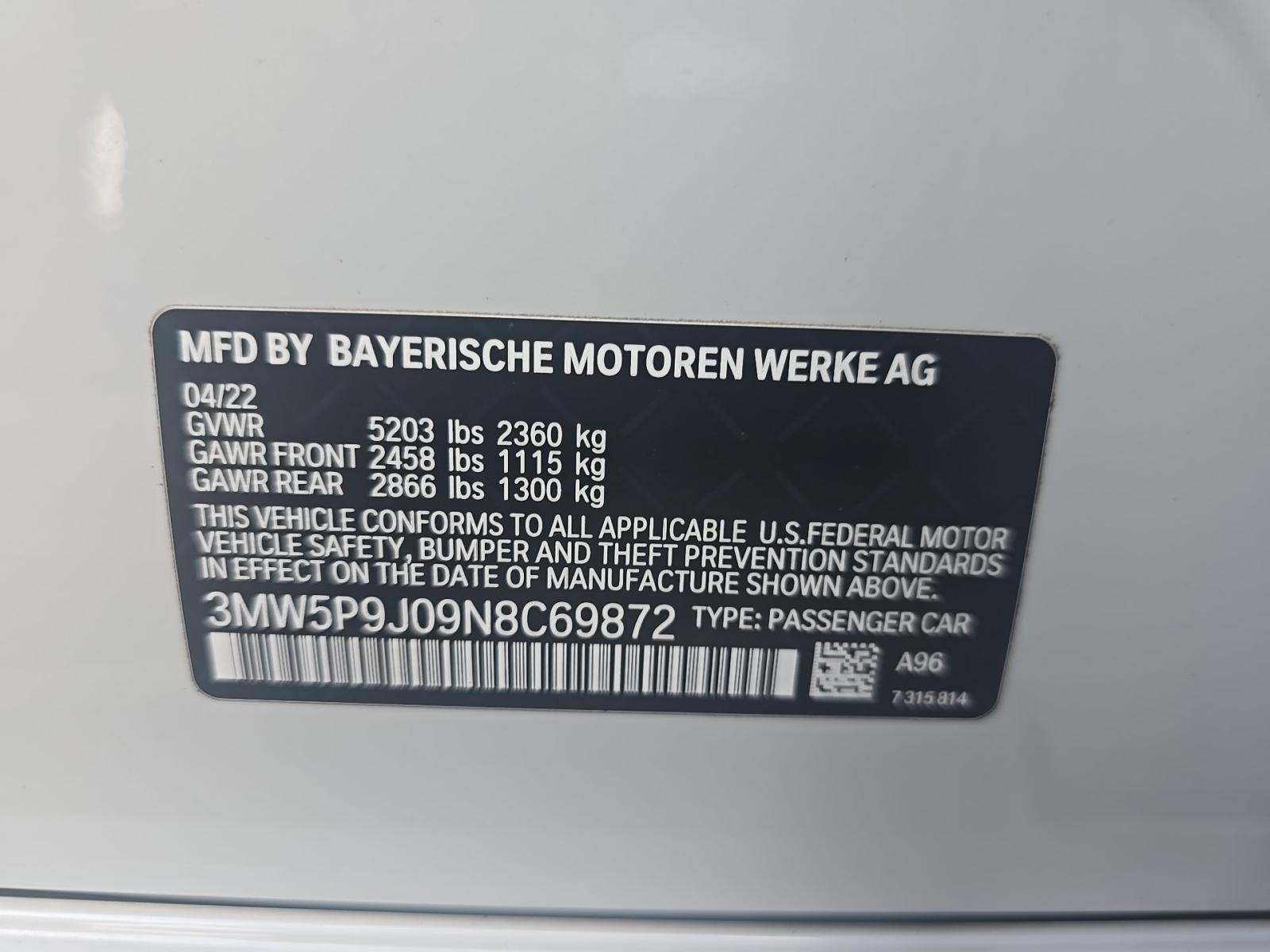 2022 BMW 3 Series 330e xDrive AWD