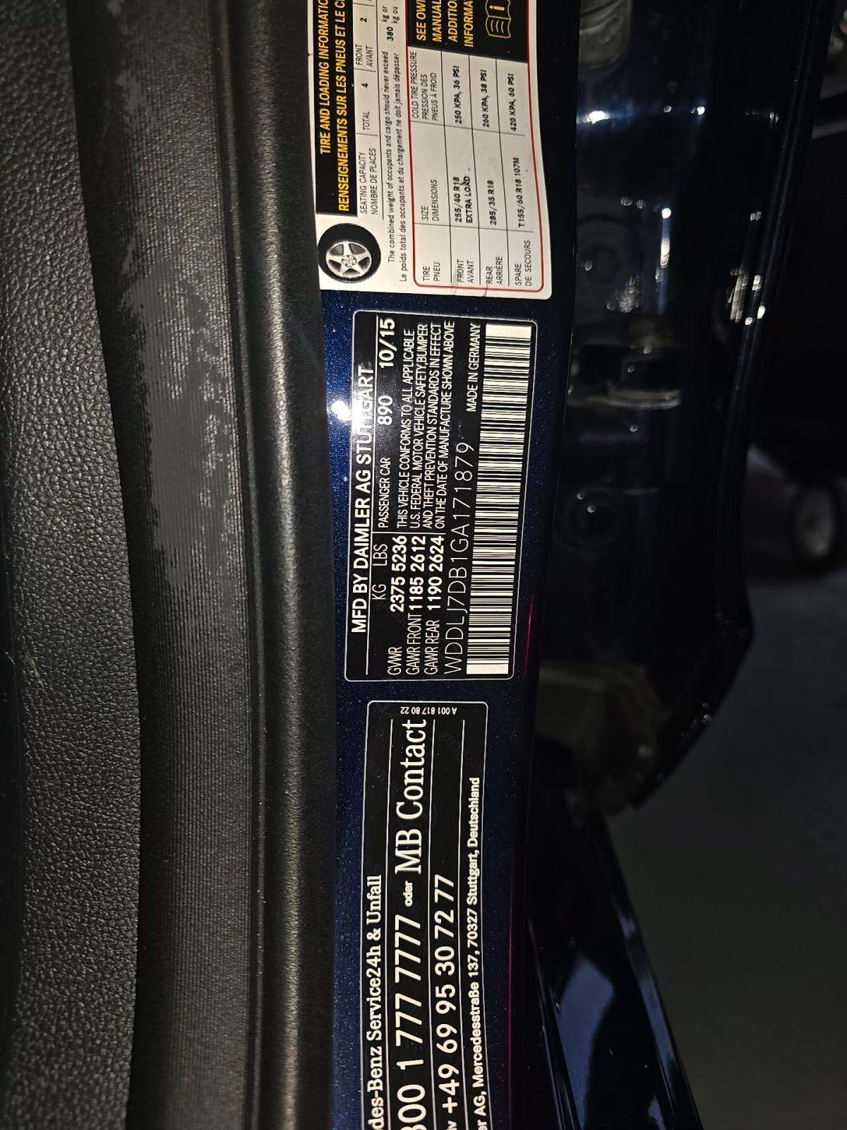 2016 Mercedes-Benz CLS CLS 550 RWD