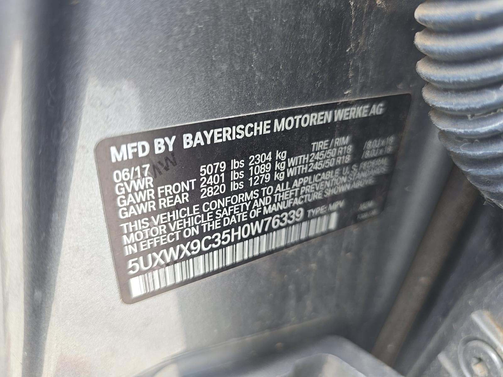 2017 BMW X3 xDrive28i AWD
