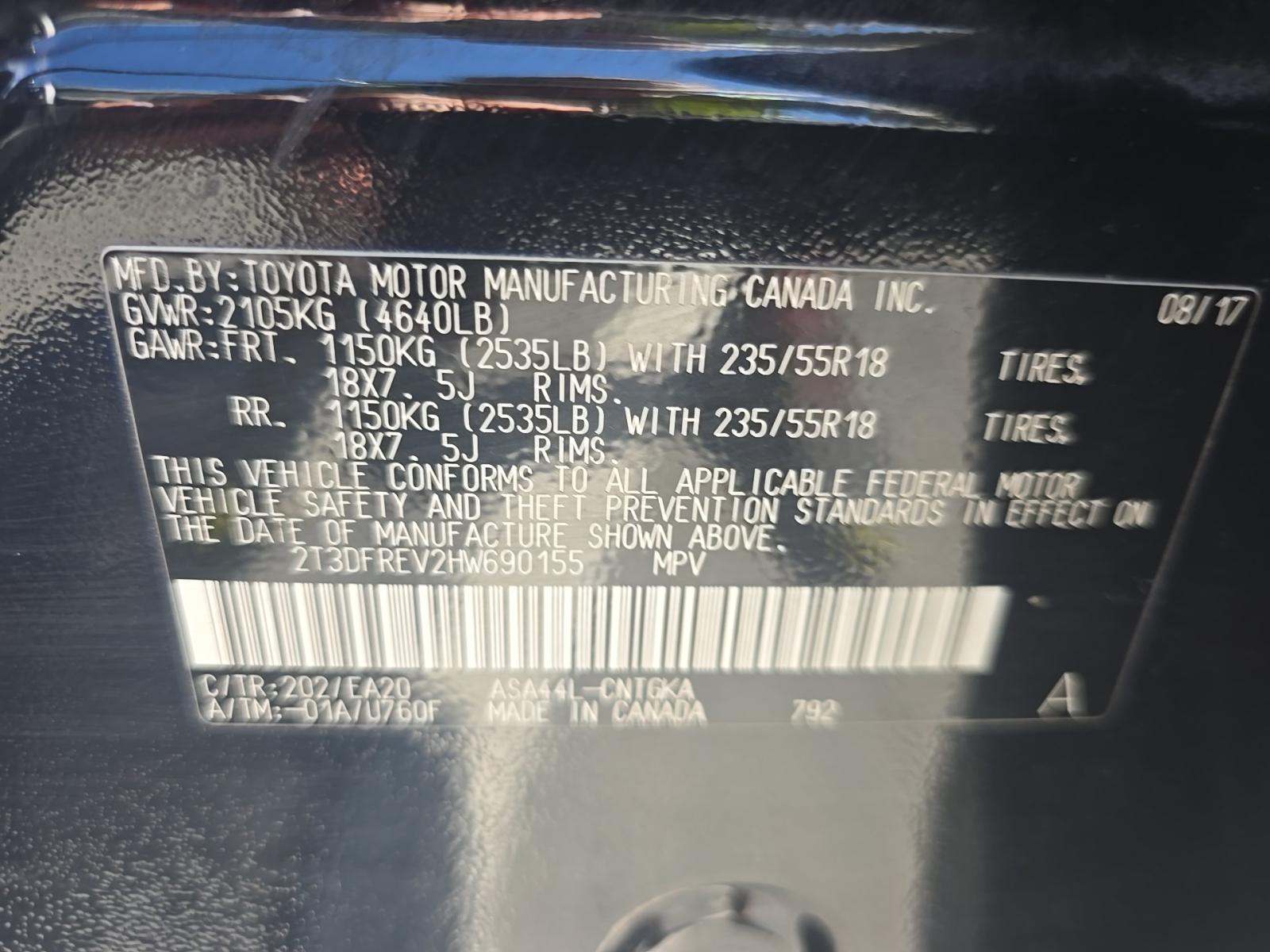 2017 Toyota RAV4 Limited AWD