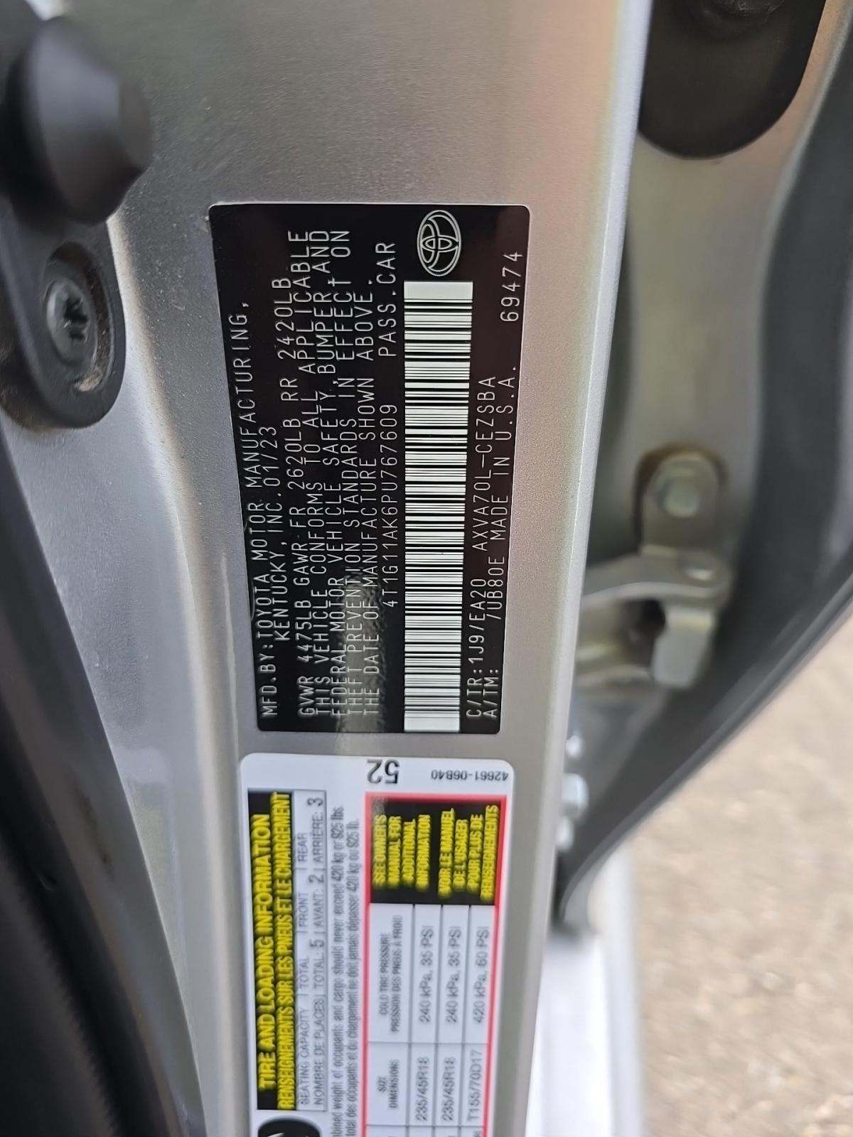 2023 Toyota Camry SE FWD