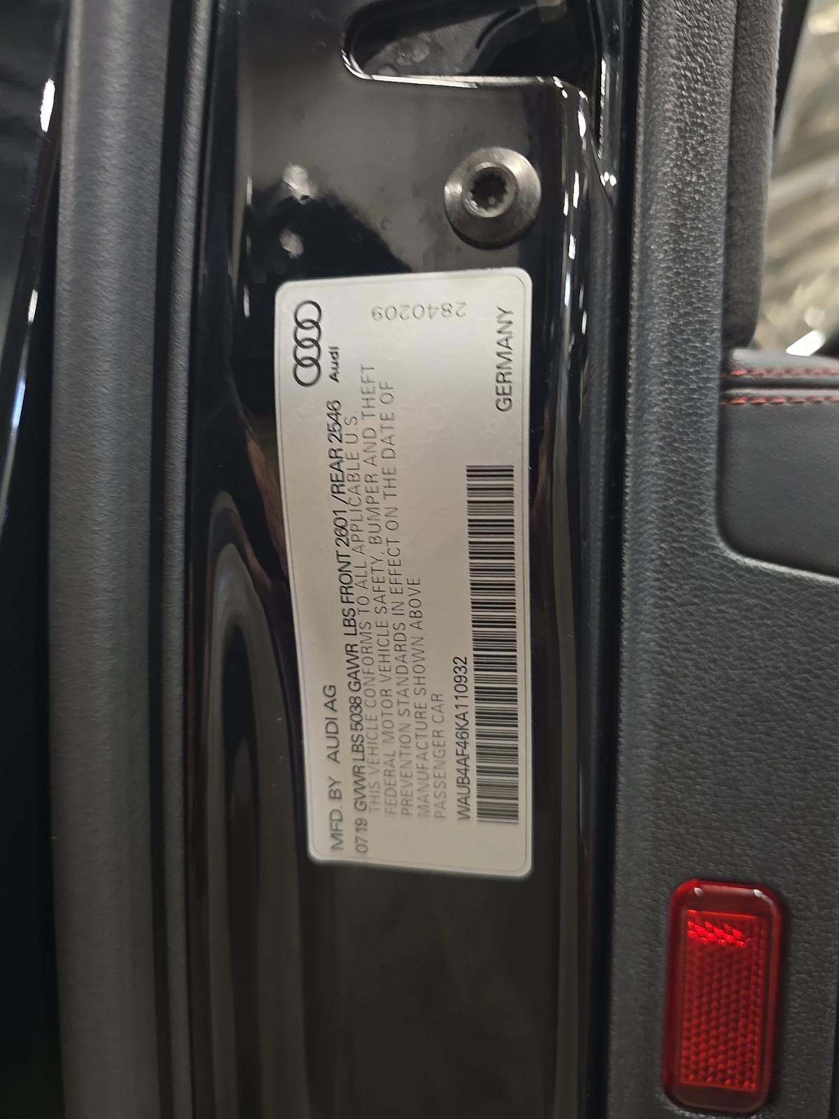 2019 Audi S4 Premium Plus AWD