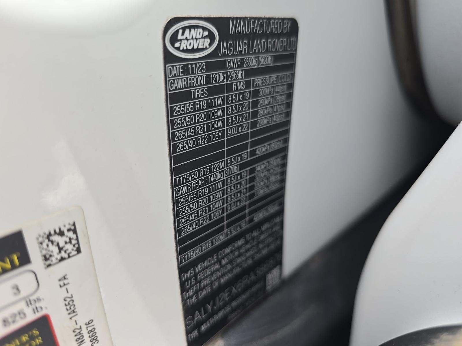 2024 Land Rover Range Rover Velar S AWD