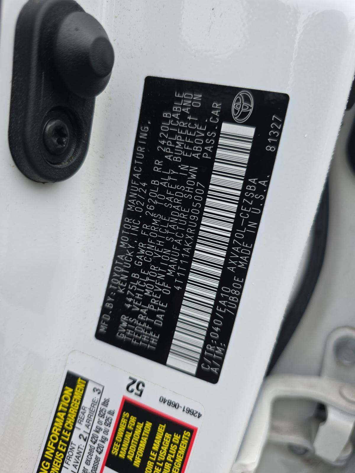 2024 Toyota Camry SE FWD