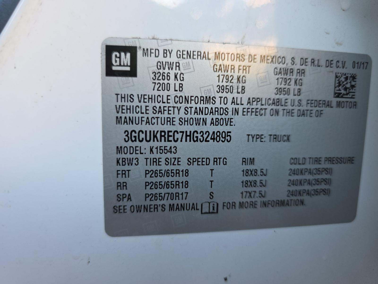 2017 Chevrolet Silverado 1500 LT Z71 AWD