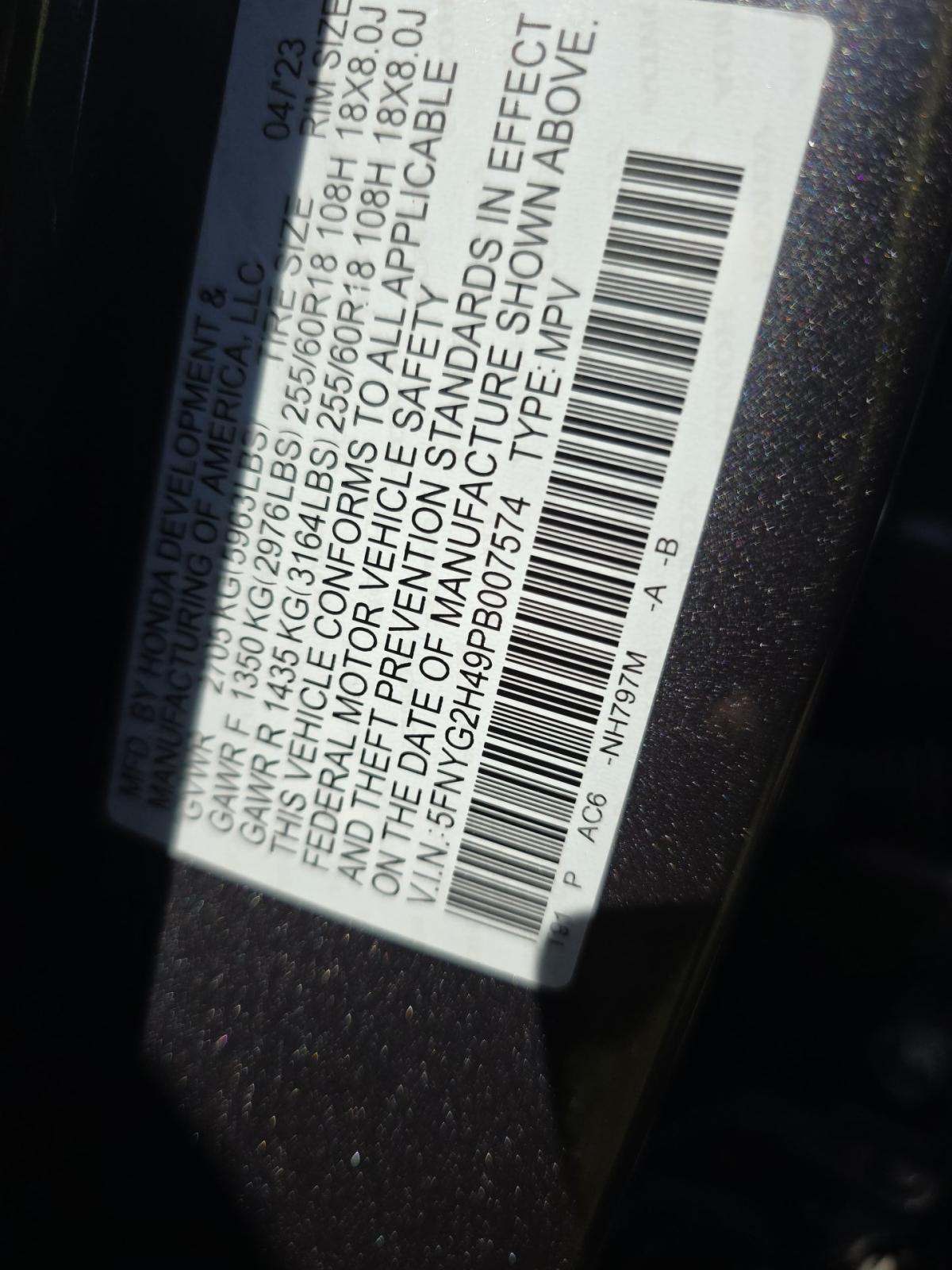 2023 Honda Pilot EX-L FWD