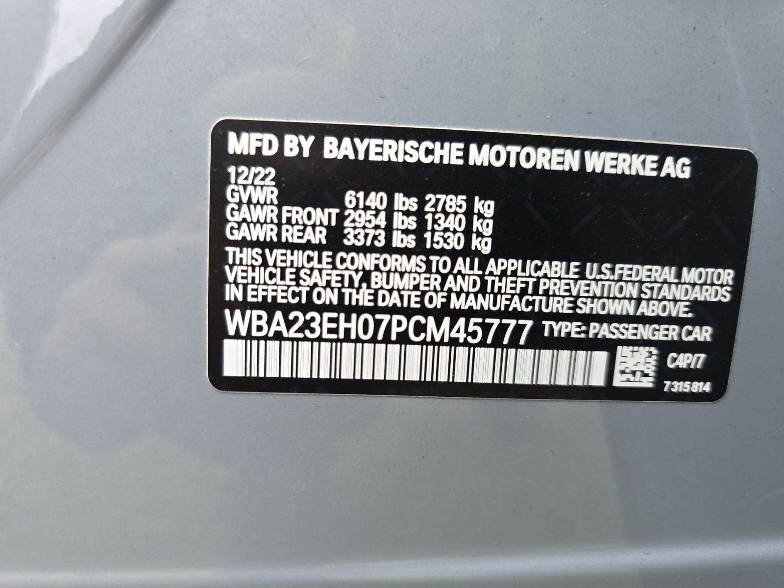 2023 BMW 7 Series 740i RWD