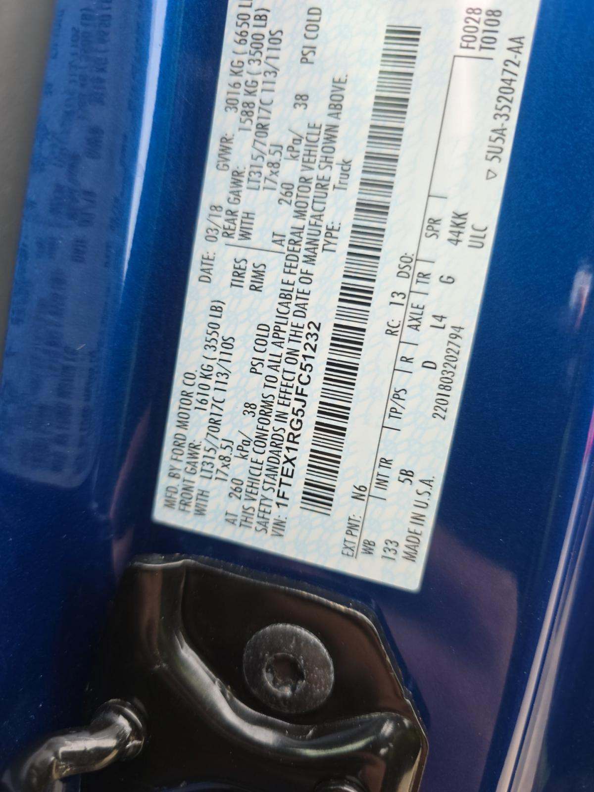 2018 Ford F-150 Raptor AWD