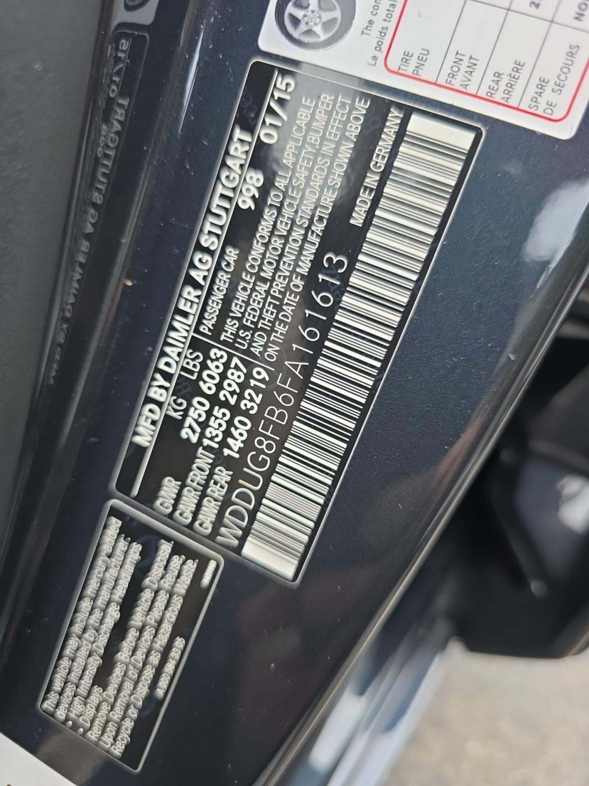 2015 Mercedes-Benz S-Class S 550 AWD