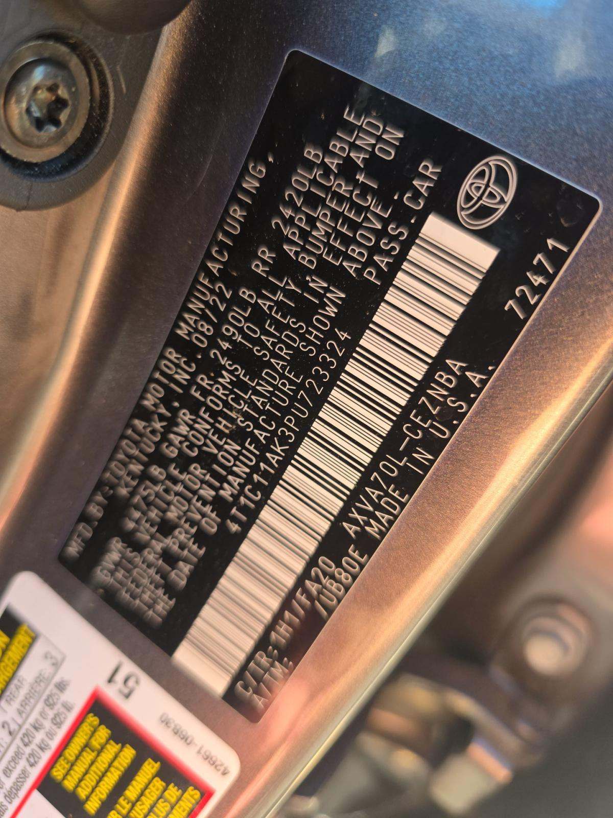 2023 Toyota Camry LE FWD