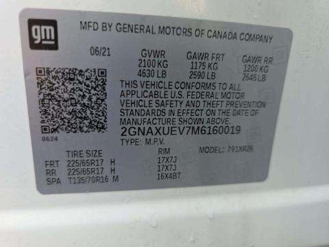 2021 Chevrolet Equinox LT AWD