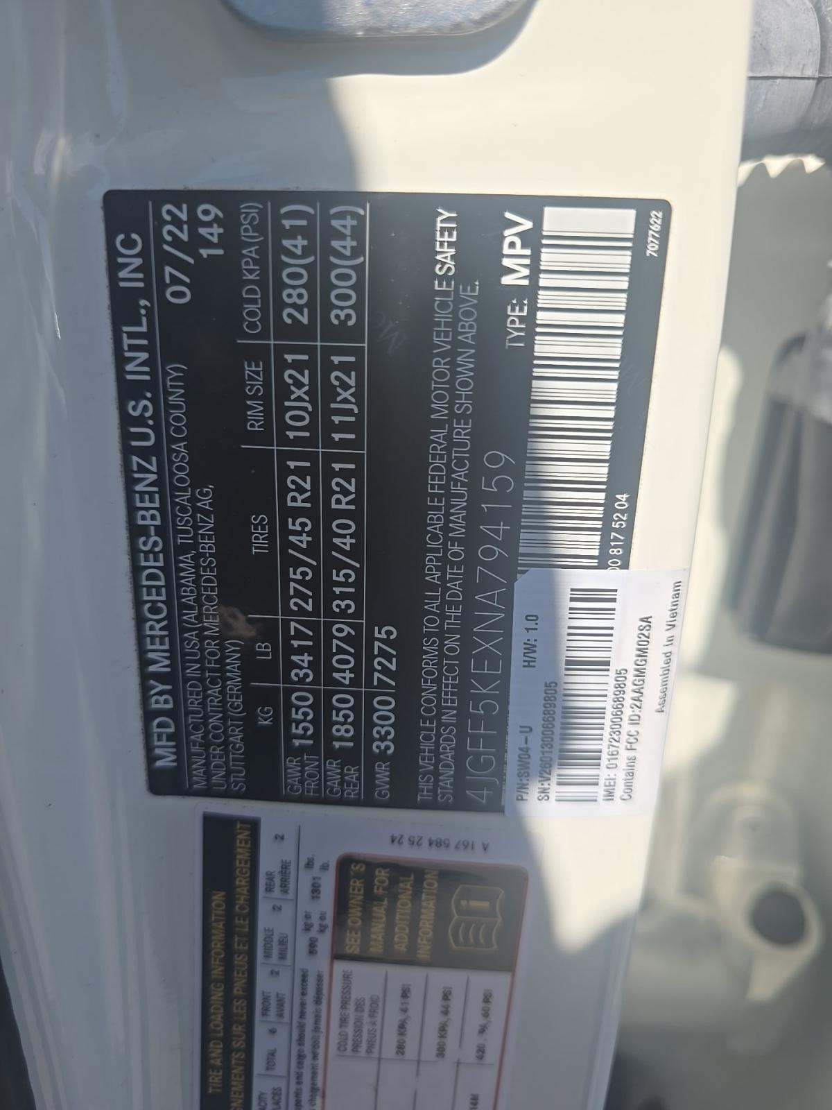 2022 Mercedes-Benz GLS GLS 450 AWD