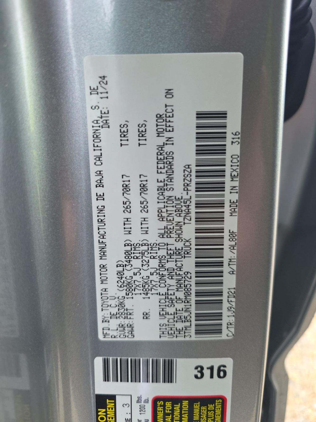 2024 Toyota Tacoma TRD Off-Road AWD