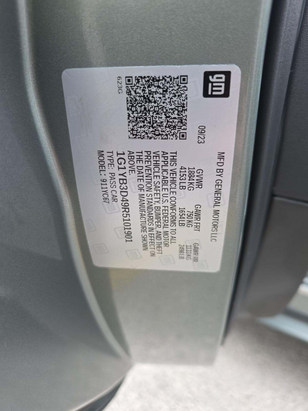 2024 Chevrolet Corvette Stingray RWD