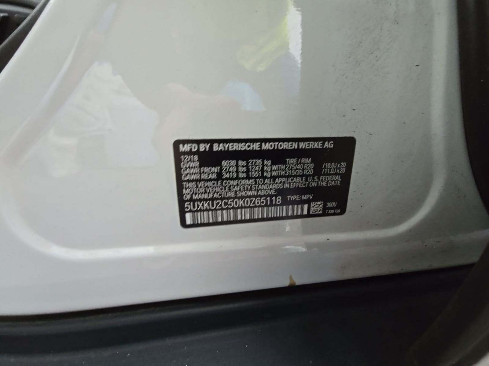 2019 BMW X6 xDrive35i AWD