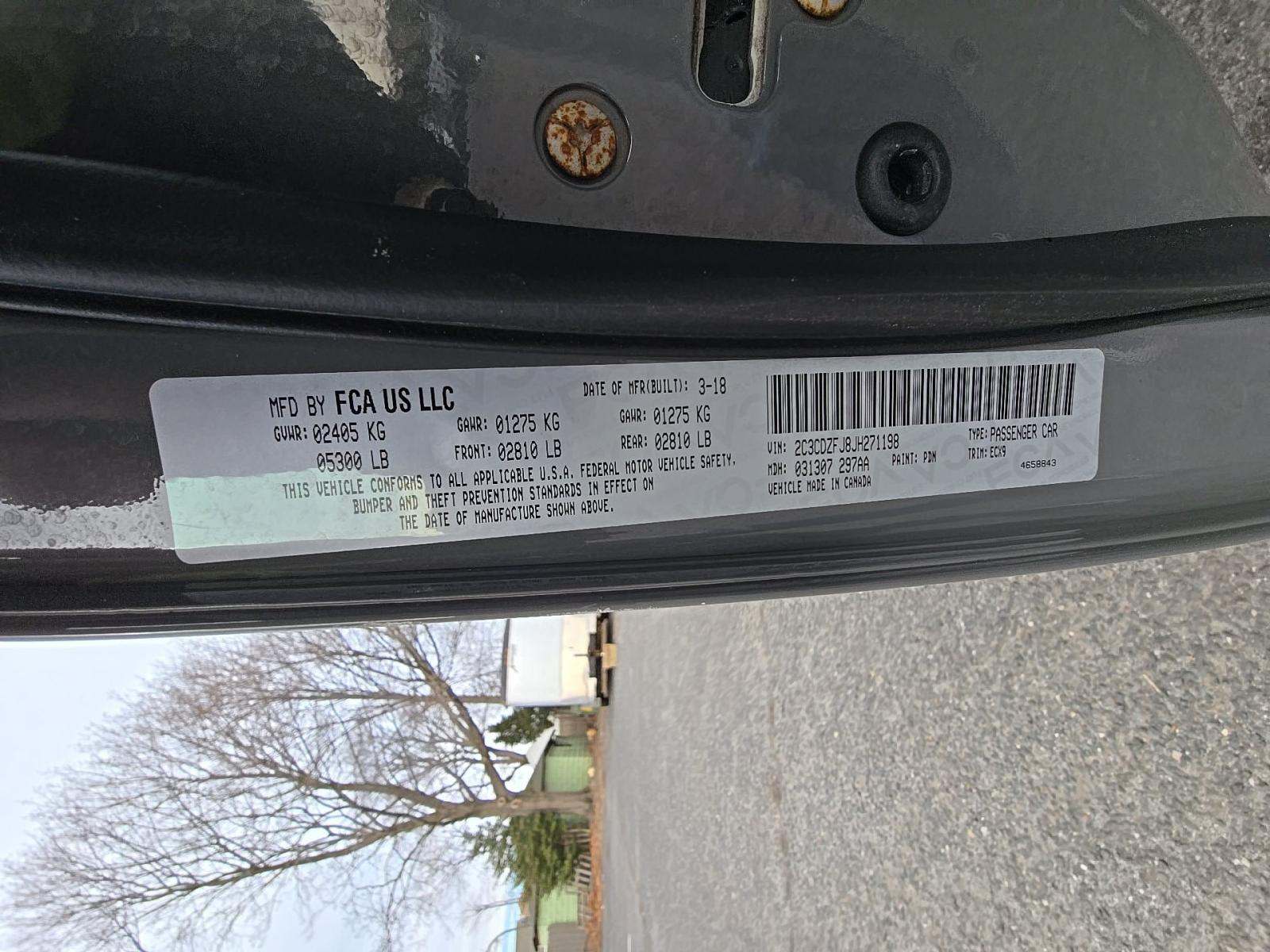 2018 Dodge Challenger R/T Scat Pack RWD