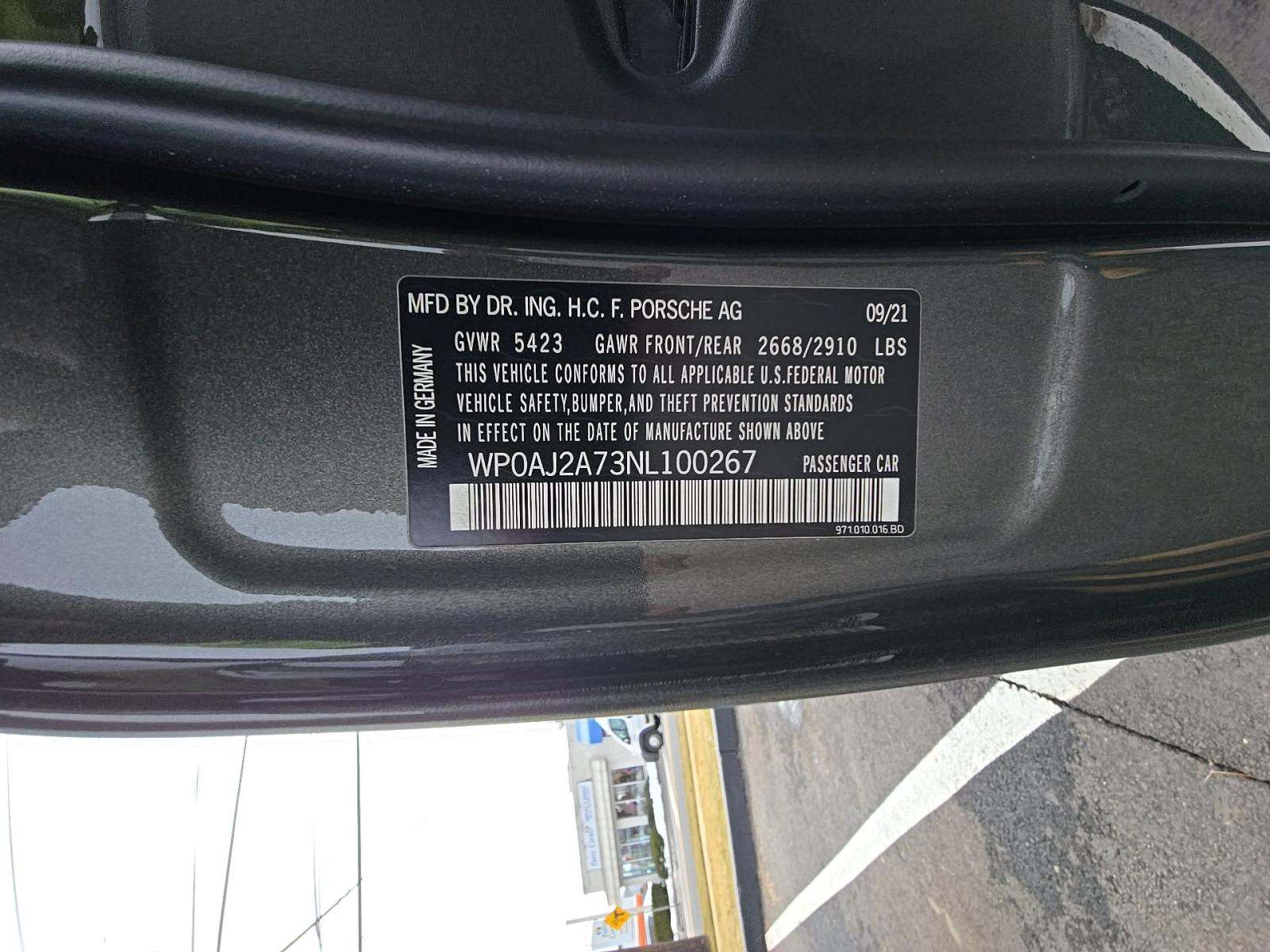 2022 Porsche Panamera 4 AWD