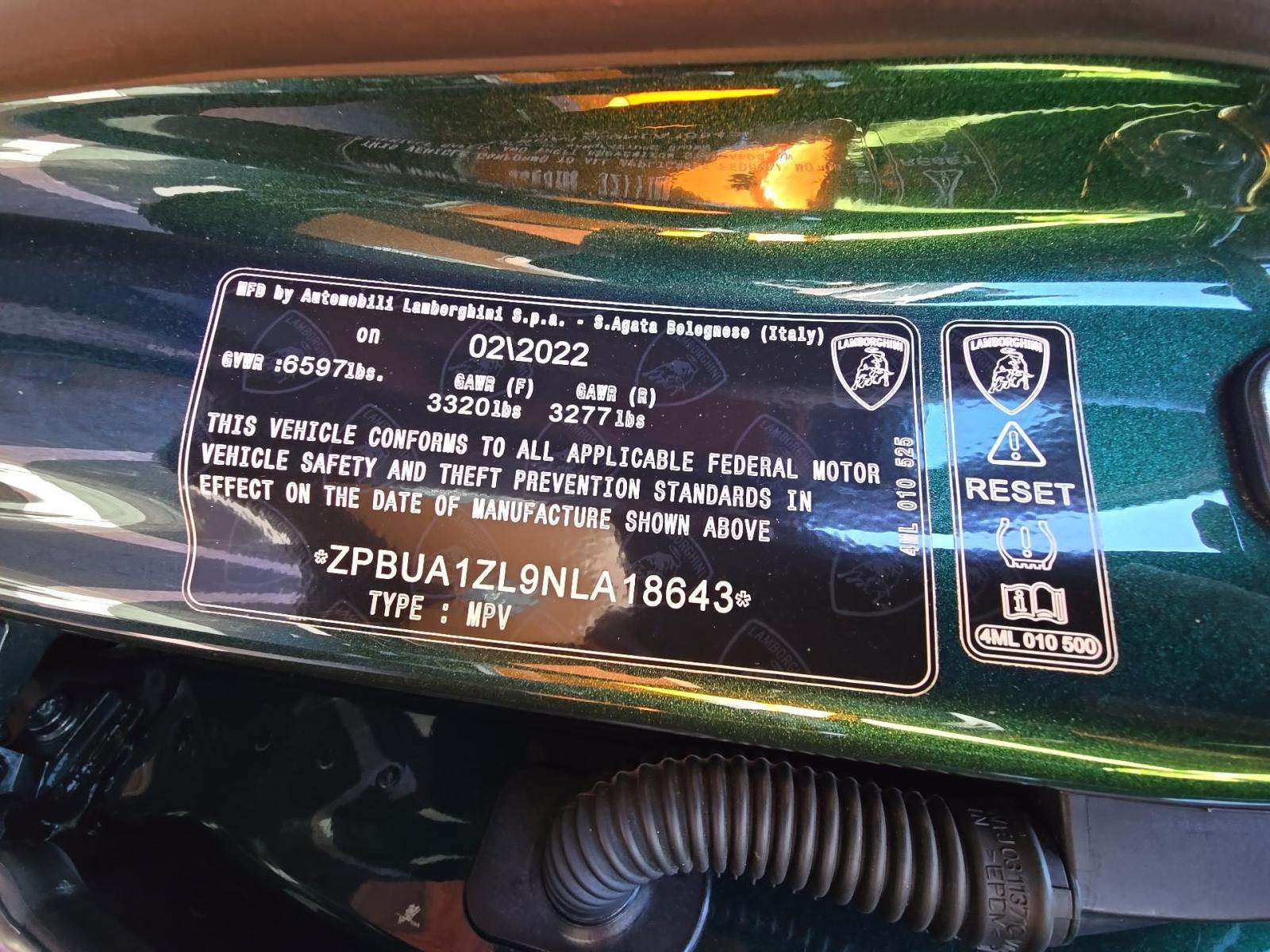 2022 Lamborghini Urus Base AWD