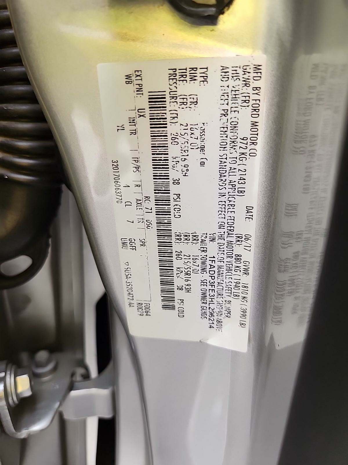 2017 Ford Focus SE FWD