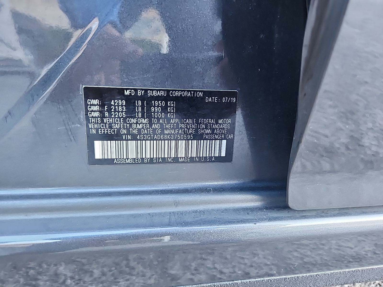 2019 Subaru Impreza 2.0i Premium AWD