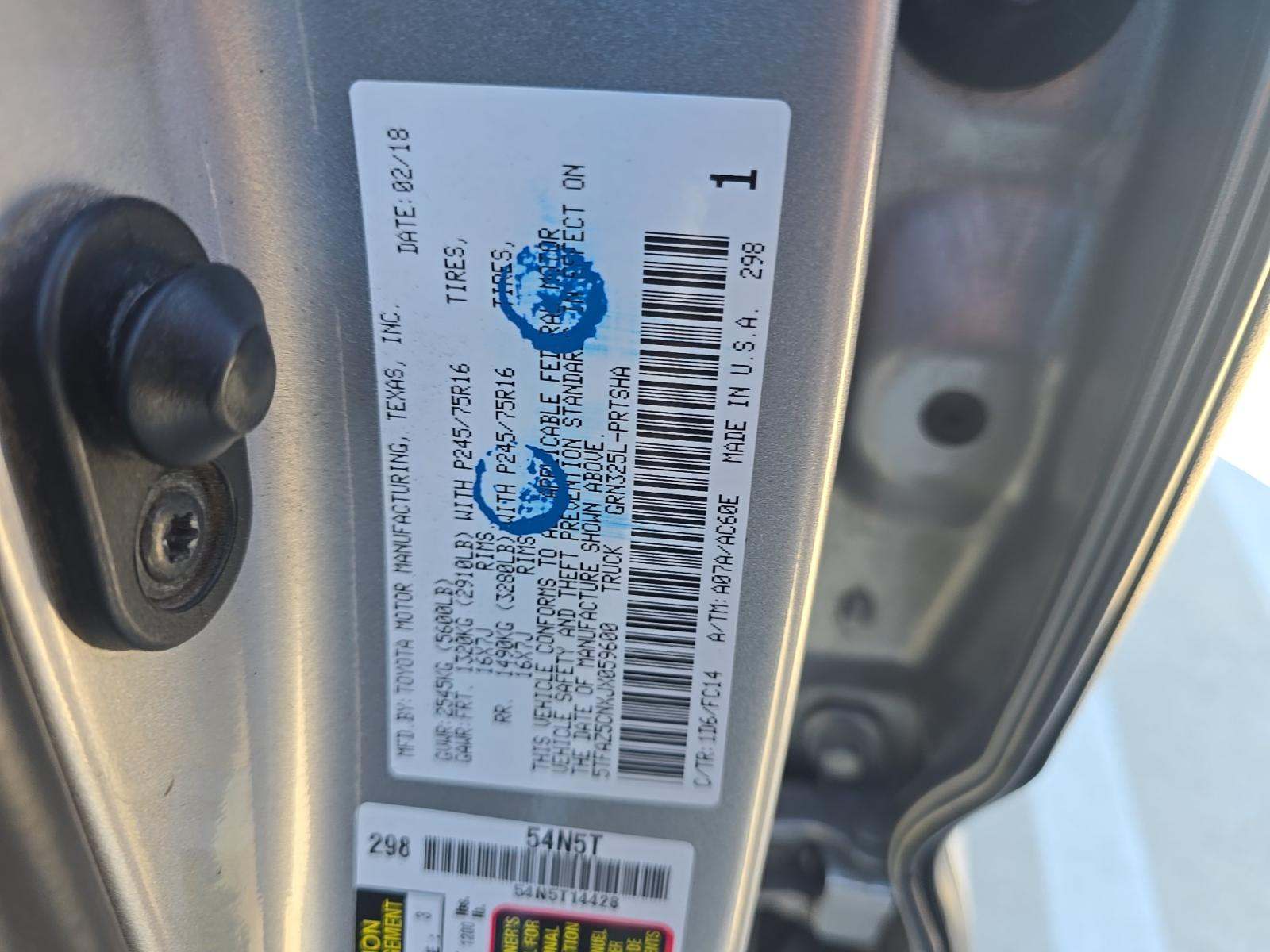 2018 Toyota Tacoma SR5 RWD