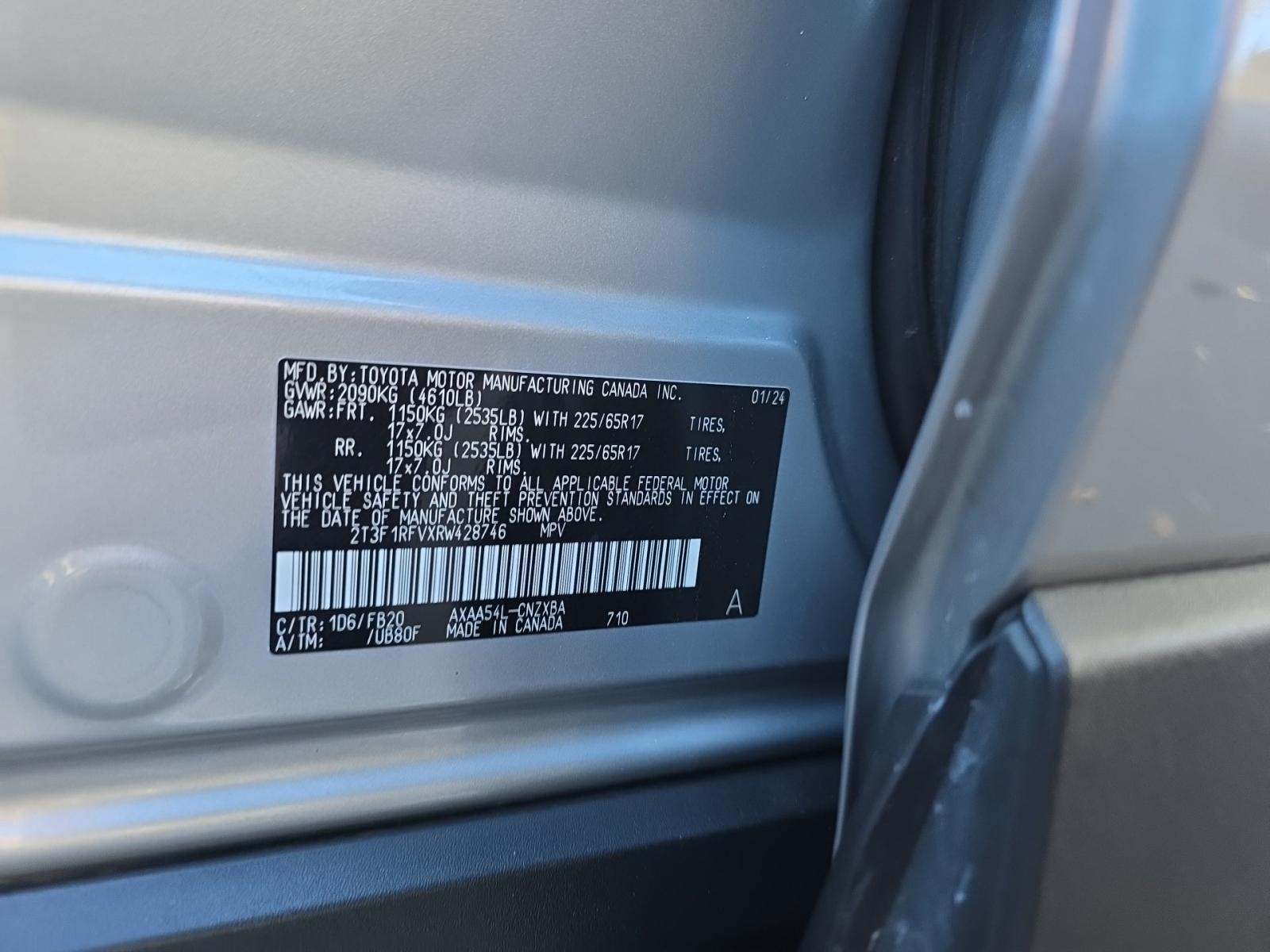 2024 Toyota RAV4 LE AWD