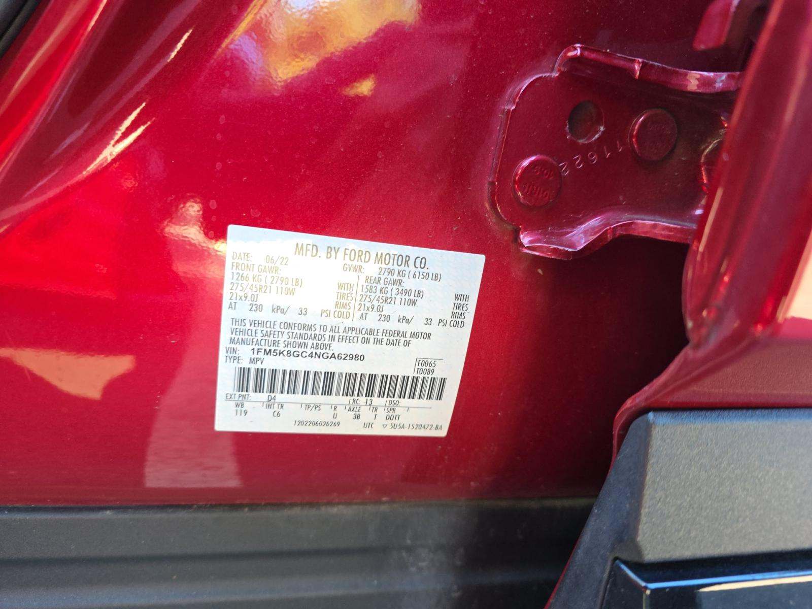 2022 Ford Explorer ST AWD