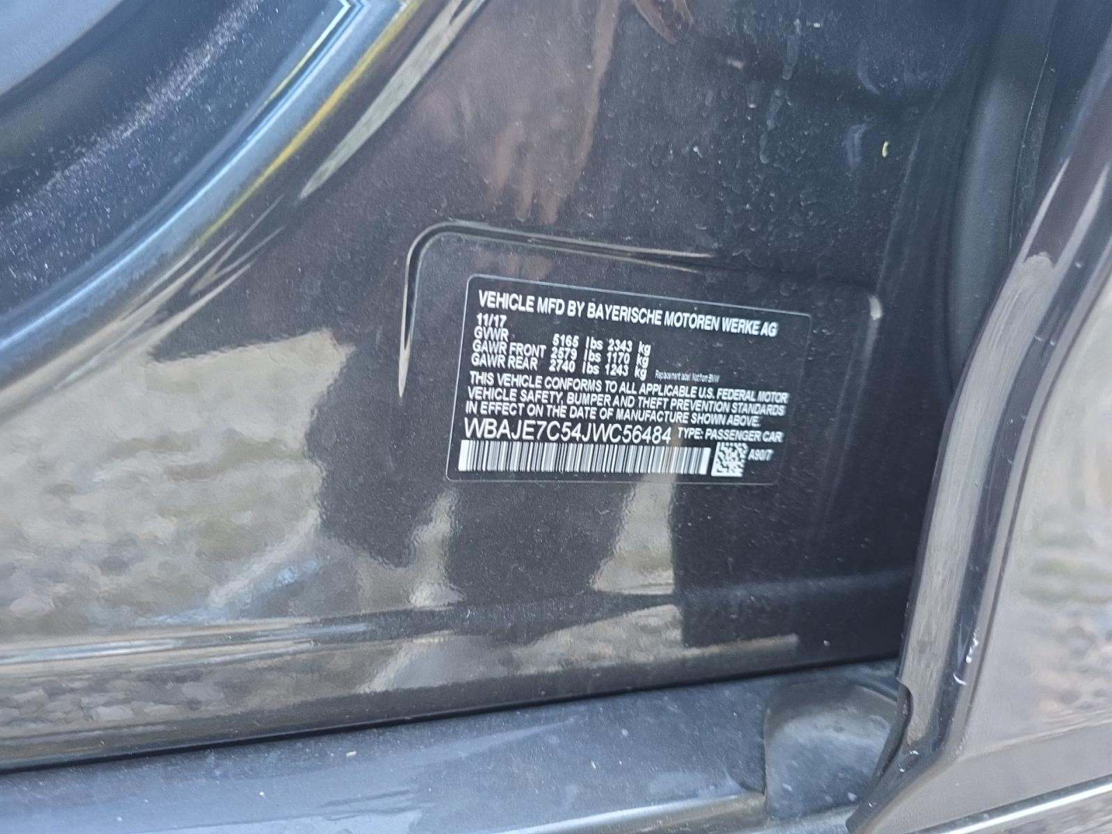 2018 BMW 5 Series 540i xDrive AWD