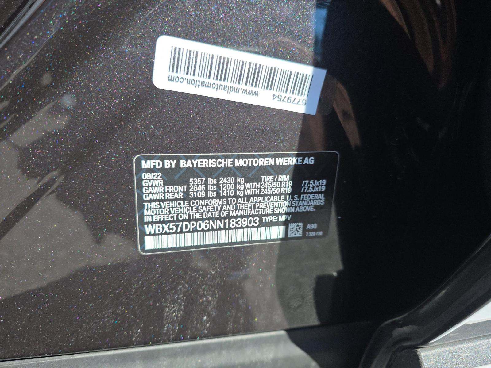 2022 BMW X3 xDrive30i AWD