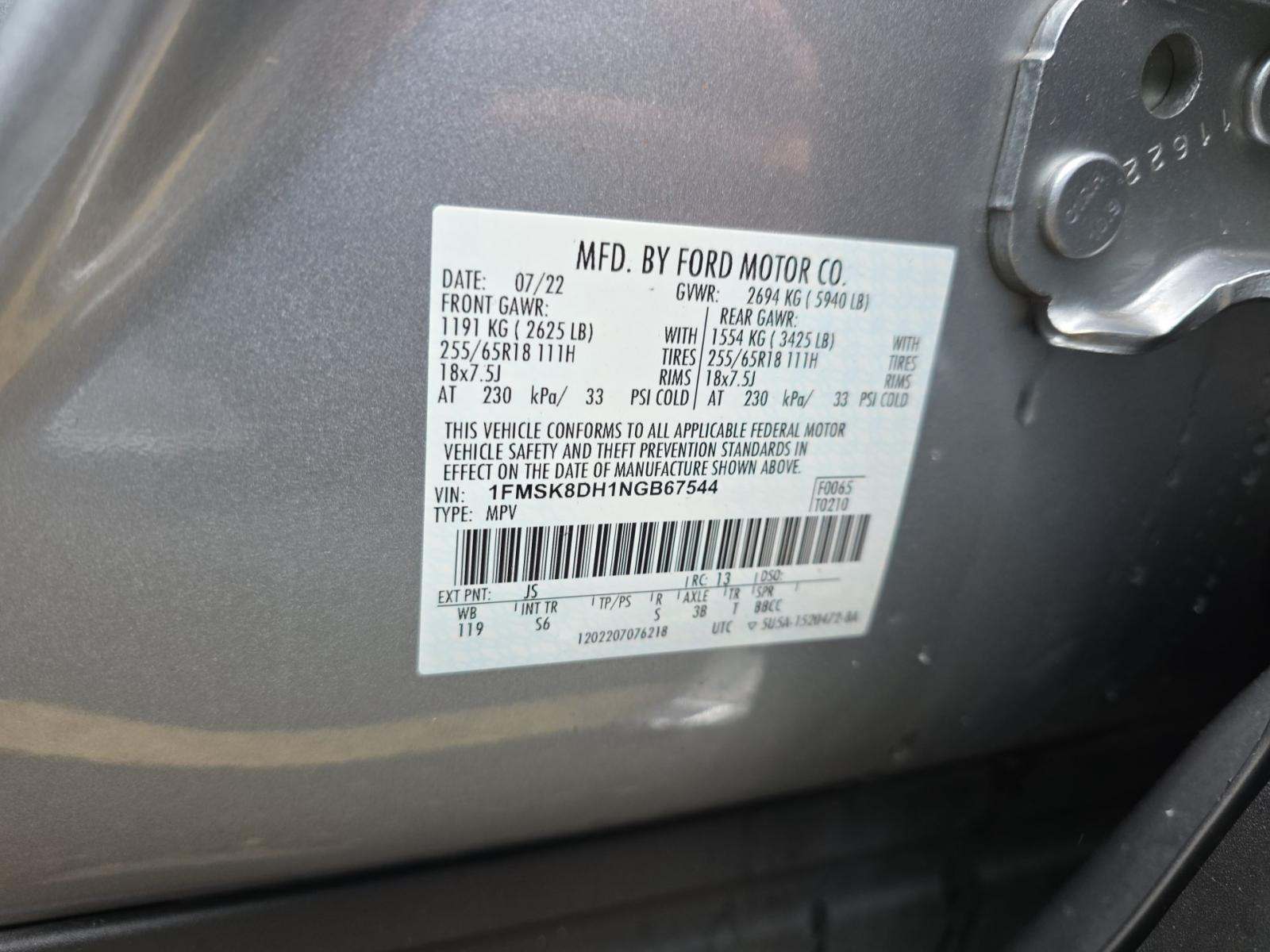 2022 Ford Explorer XLT AWD