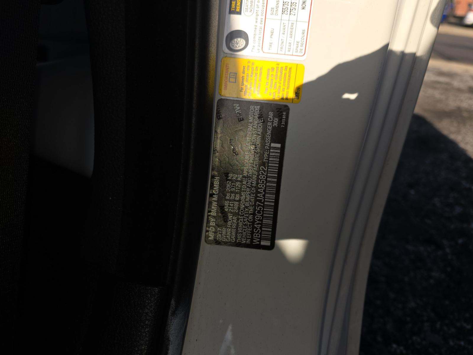 2018 BMW M4 Base RWD