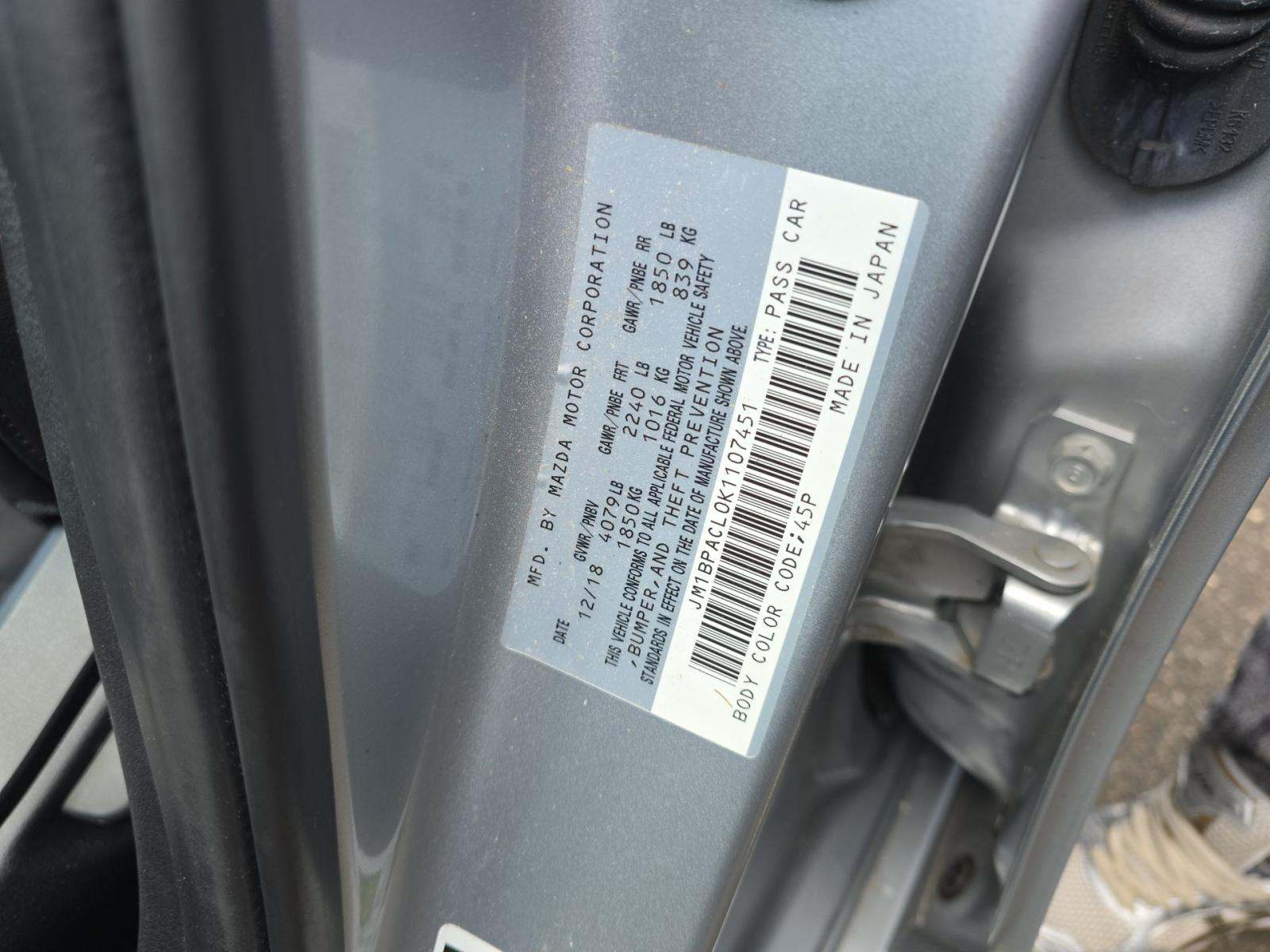 2019 MAZDA MAZDA3 Base FWD