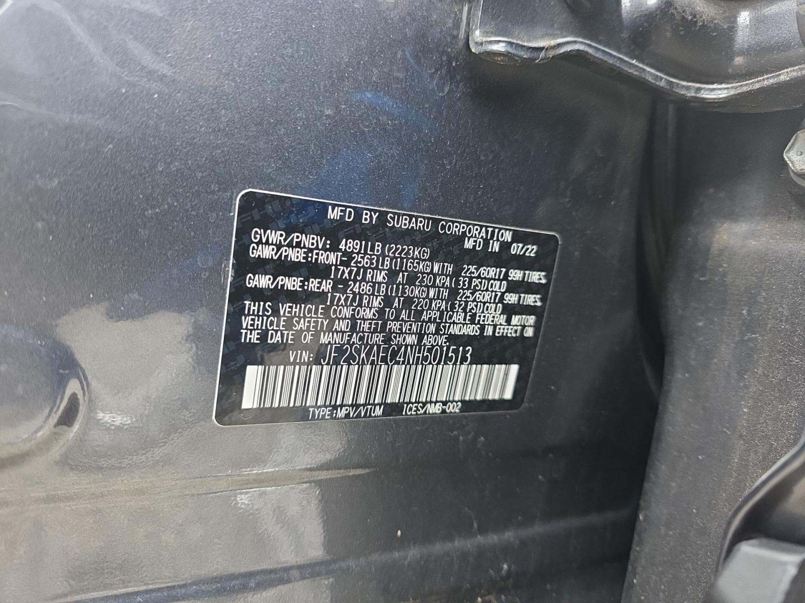 2022 Subaru Forester Premium AWD