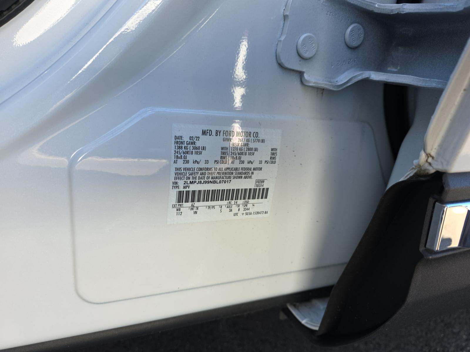 2022 Lincoln Nautilus Standard AWD