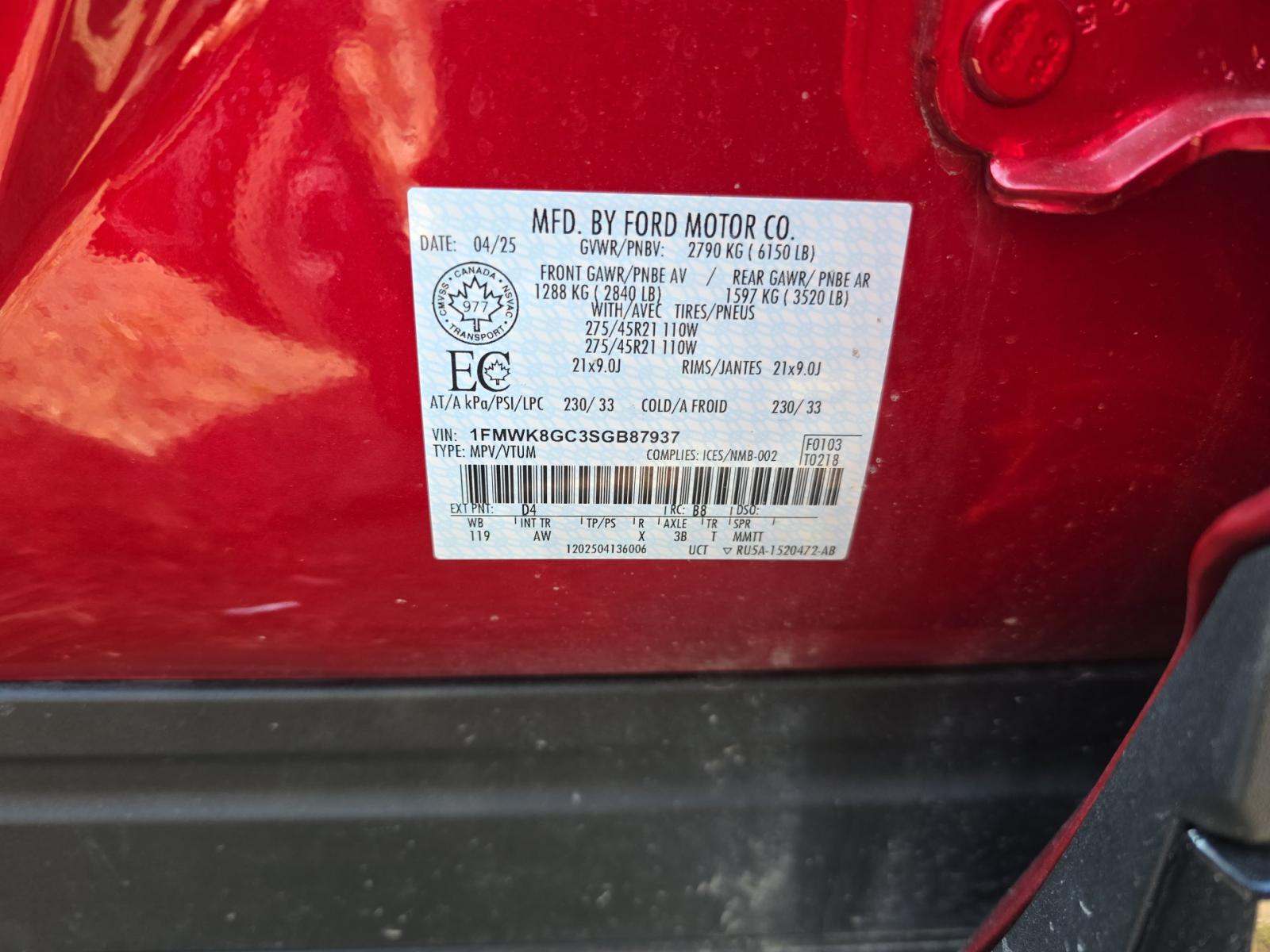 2025 Ford Explorer ST AWD