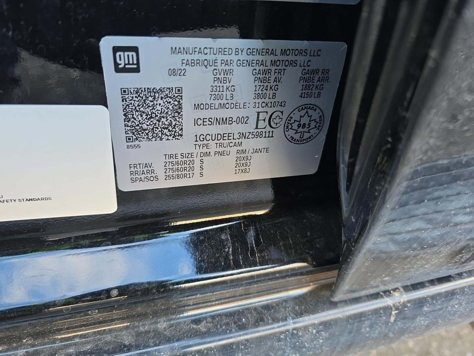 2022 Chevrolet Silverado 1500 RST AWD